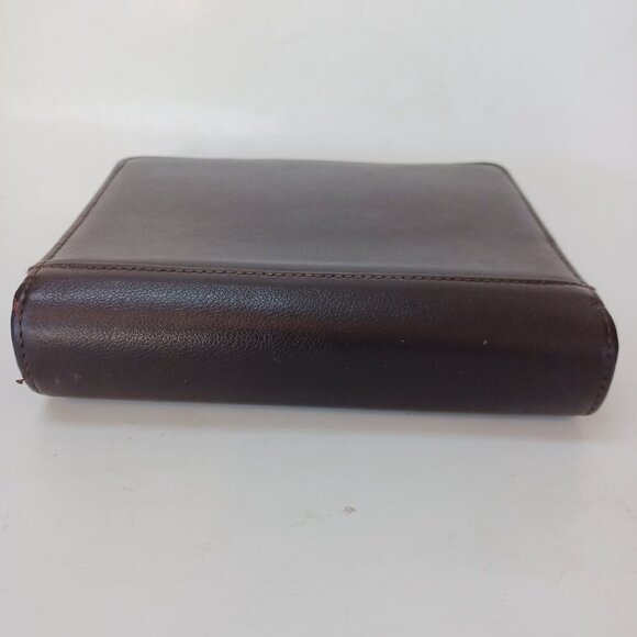 Franklin Covey Planner Franklin Quest Binder Brown Leather 6 Ring Organizer - Picture 12 of 16